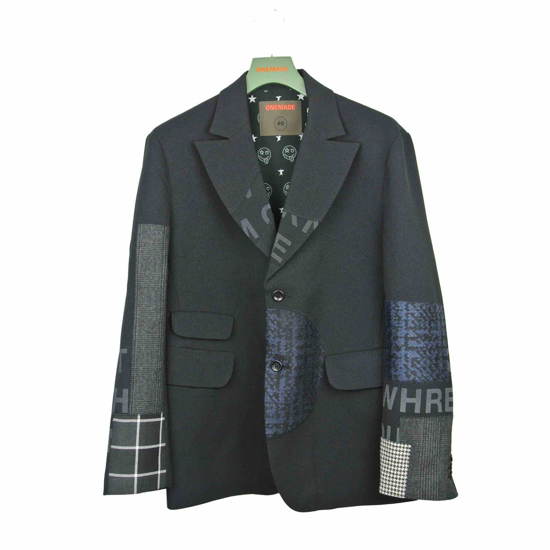 【ONEMADE】PATCHWORK TAILORED JACKET