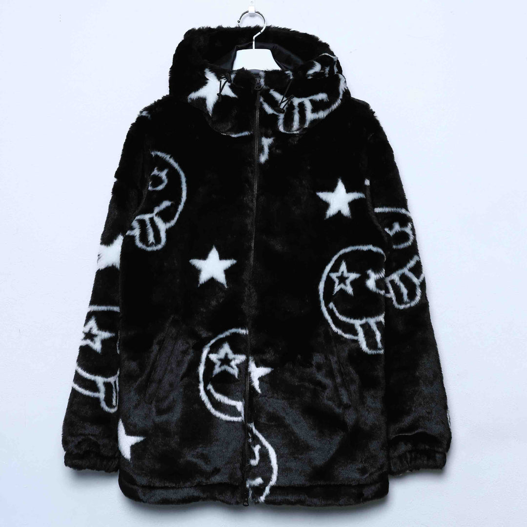 【MAXSIX】ECO FUR HOODIE BLOUSON