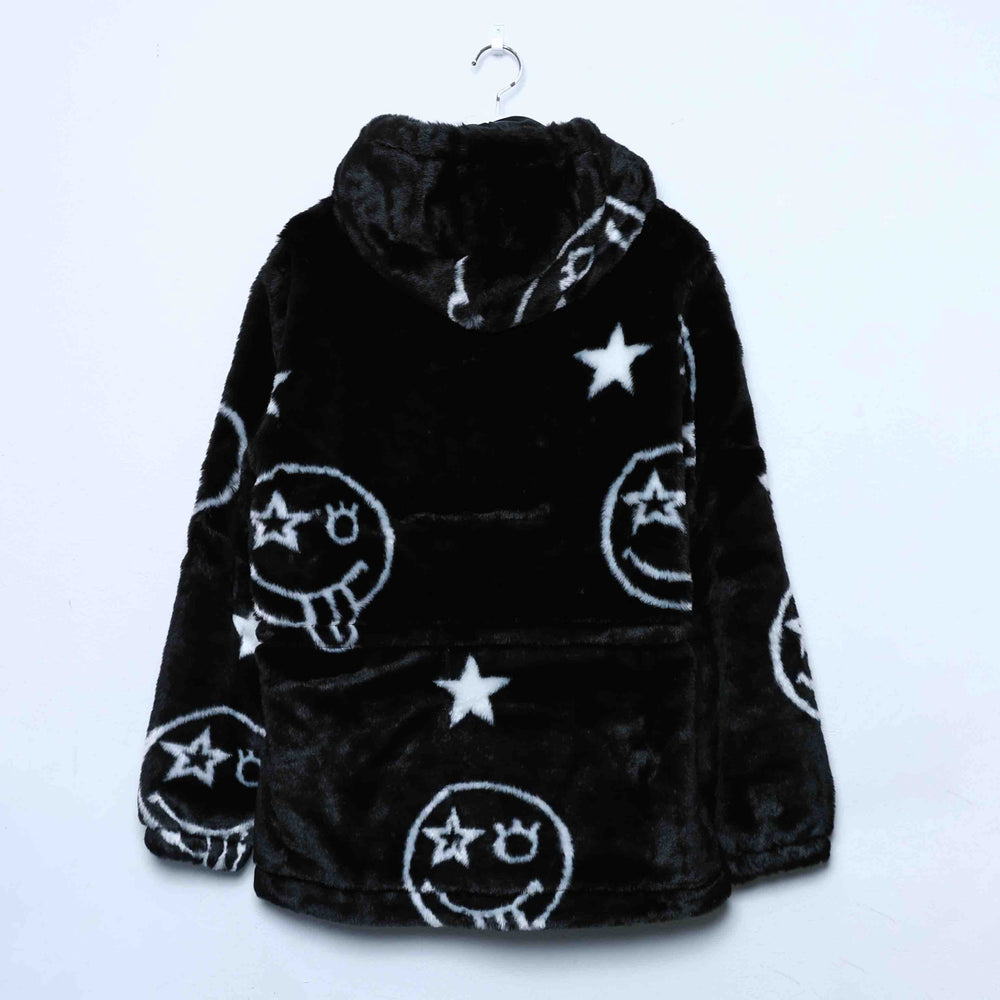 【MAXSIX】ECO FUR HOODIE BLOUSON