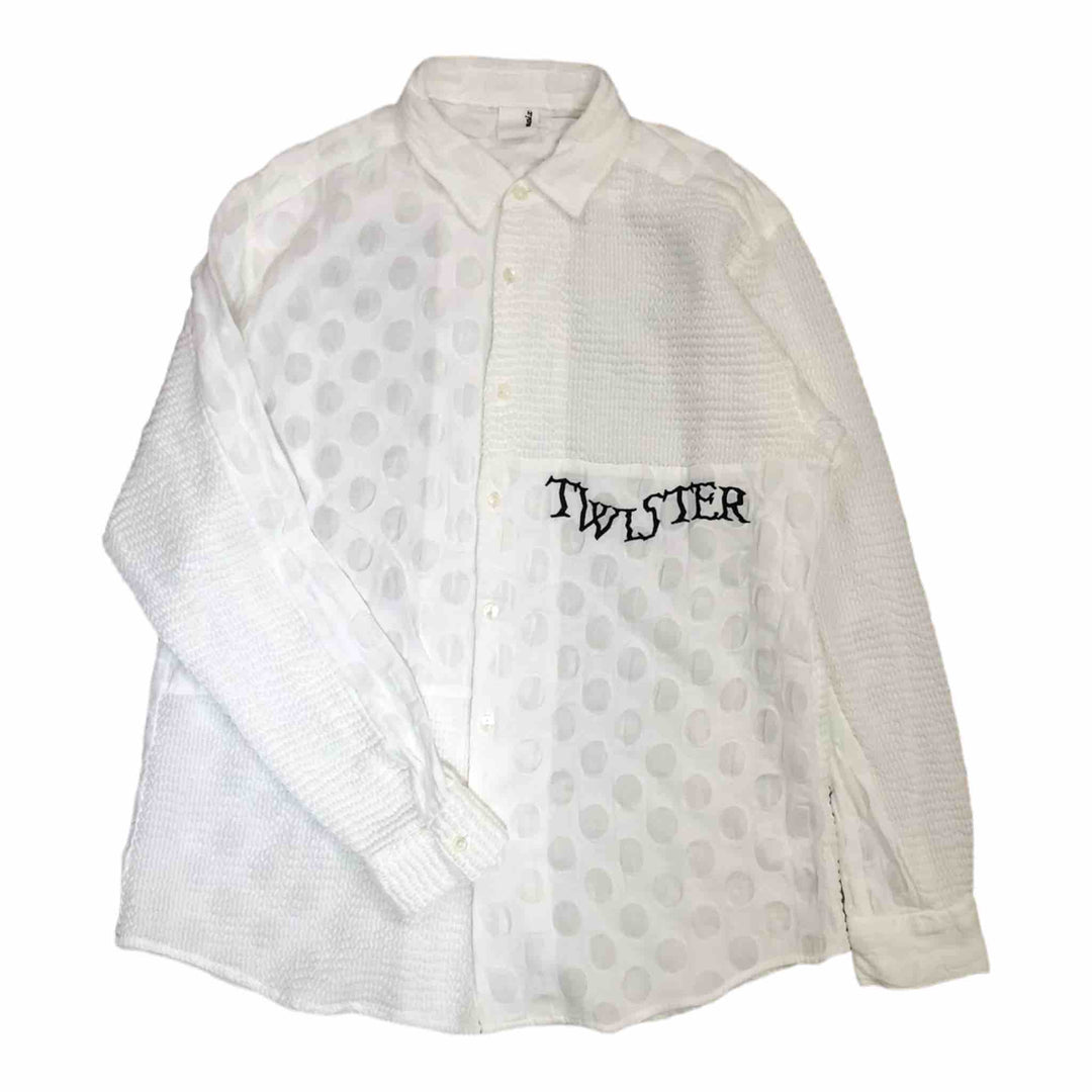 【MAXSIX】PATCHWORK COLORED SHIRT【TWISTER】