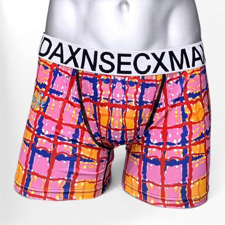 GINGHAM WAVE BOXER PANTS #102