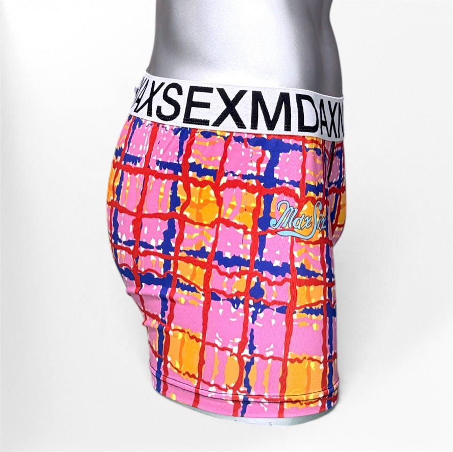 GINGHAM WAVE BOXER PANTS #102