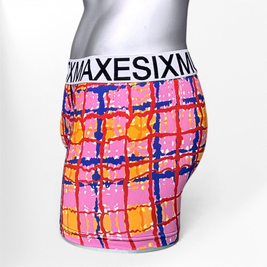 GINGHAM WAVE BOXER PANTS #102