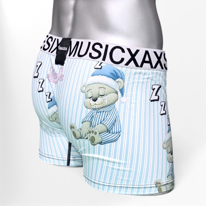 SLEEP KUMA-PU BOXER PANTS #101