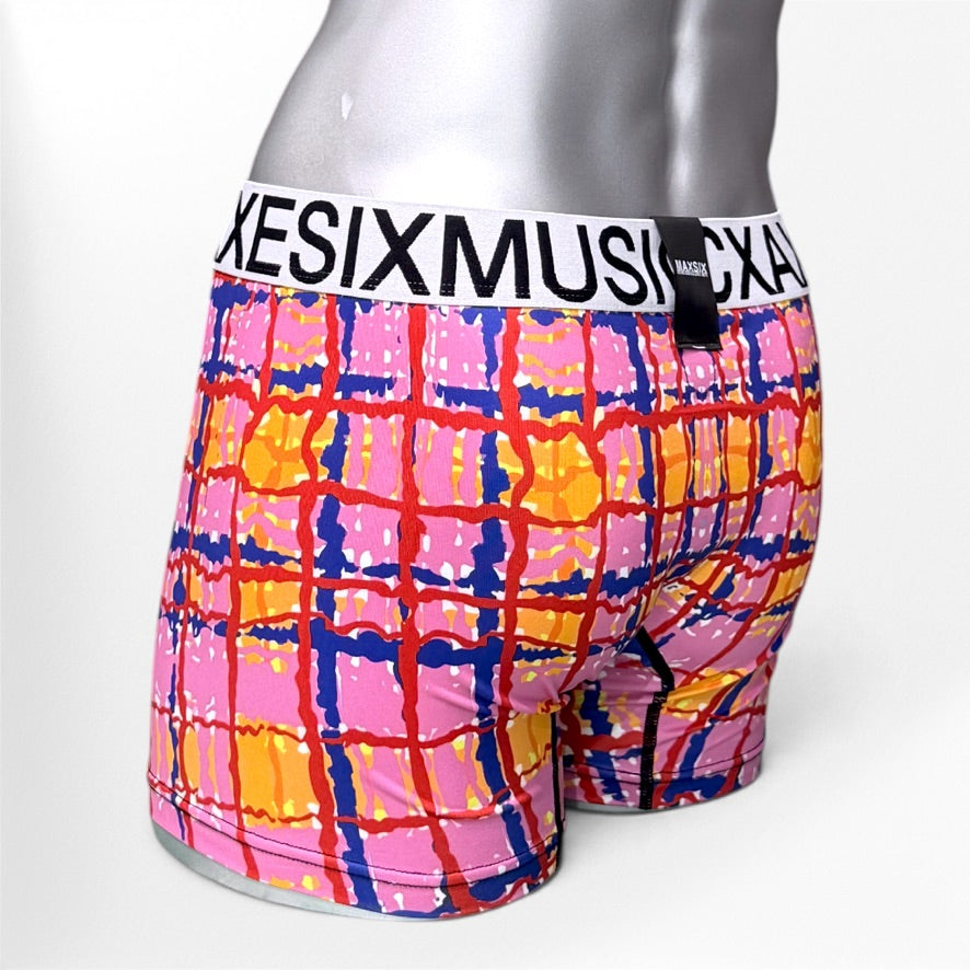 GINGHAM WAVE BOXER PANTS #102