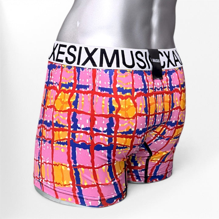GINGHAM WAVE BOXER PANTS #102