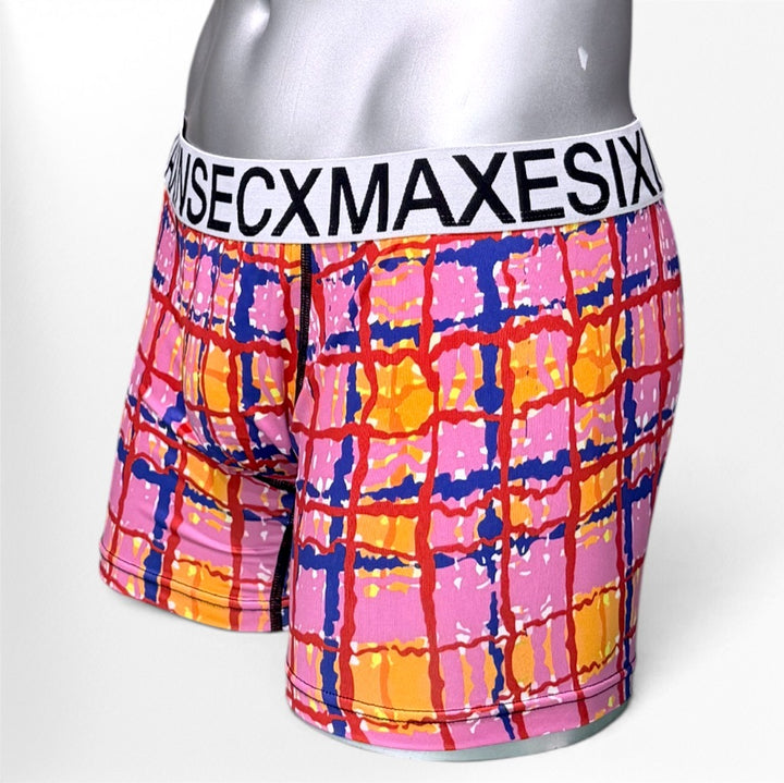 GINGHAM WAVE BOXER PANTS #102