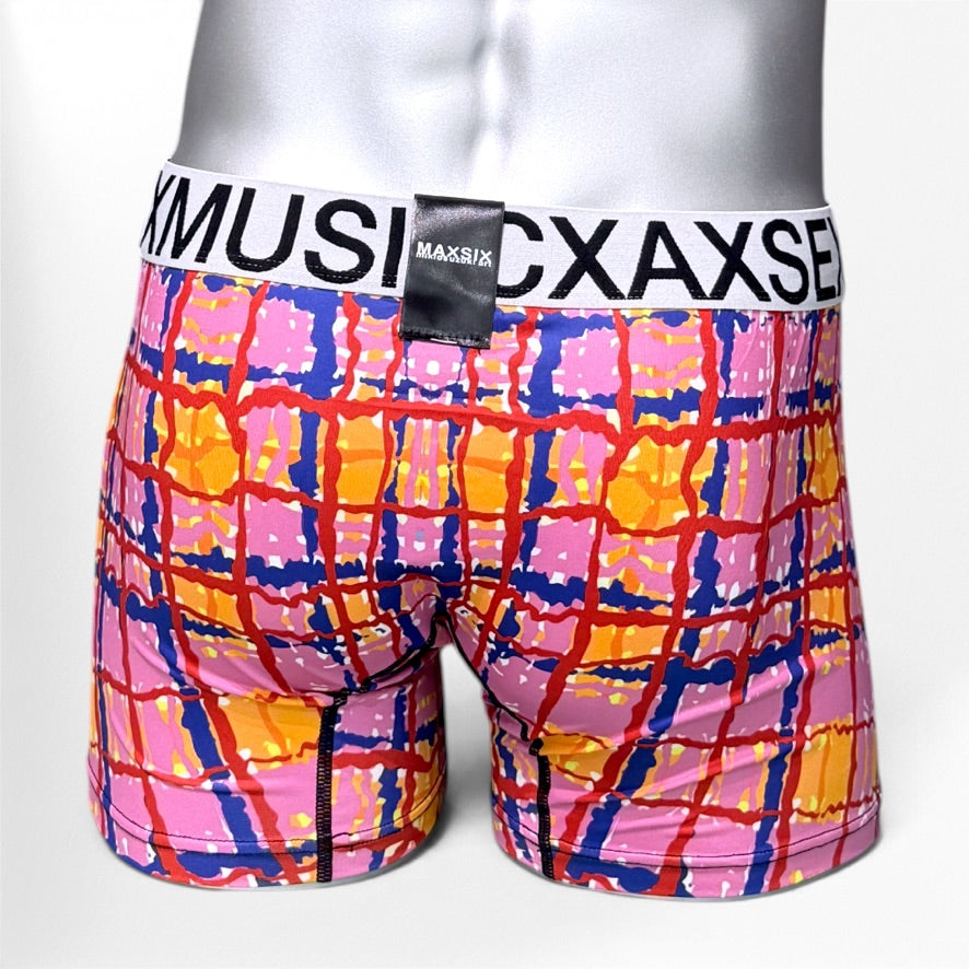 GINGHAM WAVE BOXER PANTS #102