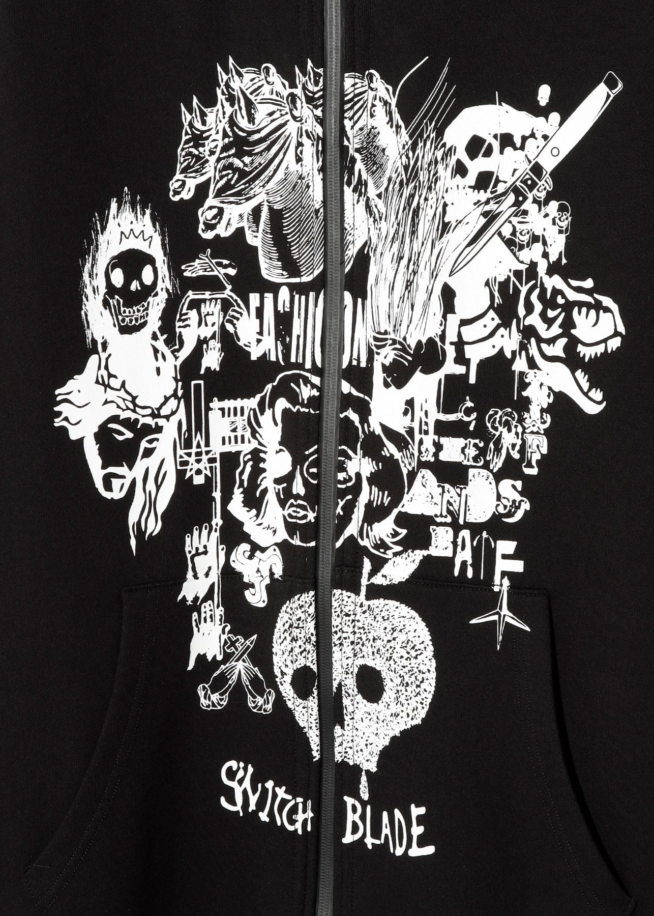 SWITCHBLADE x MAXSIX GRAPHICS ART LONG PARKA – MIKIOART.TOKYO