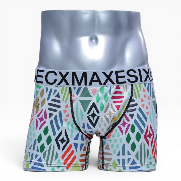 GEOMETRIC PATTERN BOXER PANTS #090