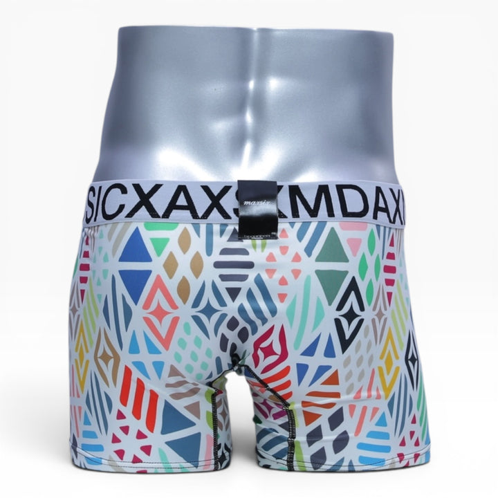 GEOMETRIC PATTERN BOXER PANTS #090