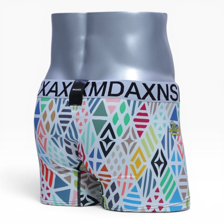 GEOMETRIC PATTERN BOXER PANTS #090
