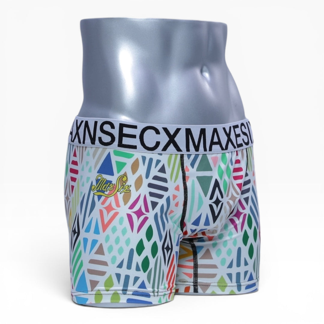 GEOMETRIC PATTERN BOXER PANTS #090