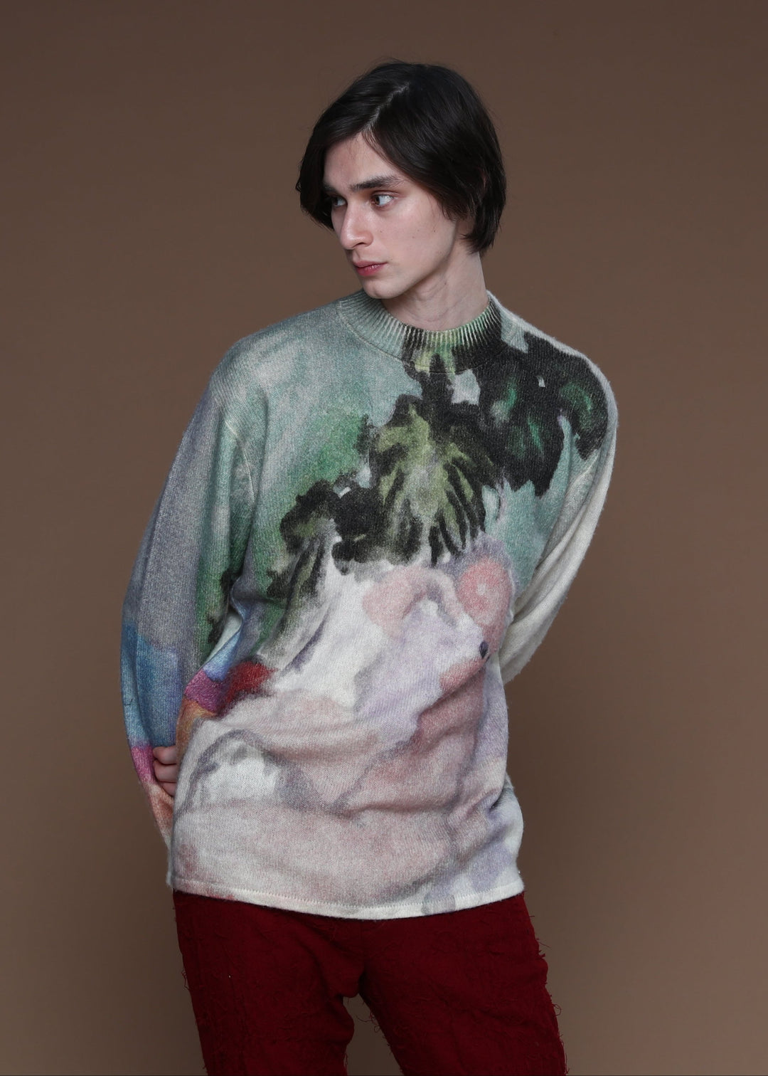 ART PRINT SWEATER MS-165SW