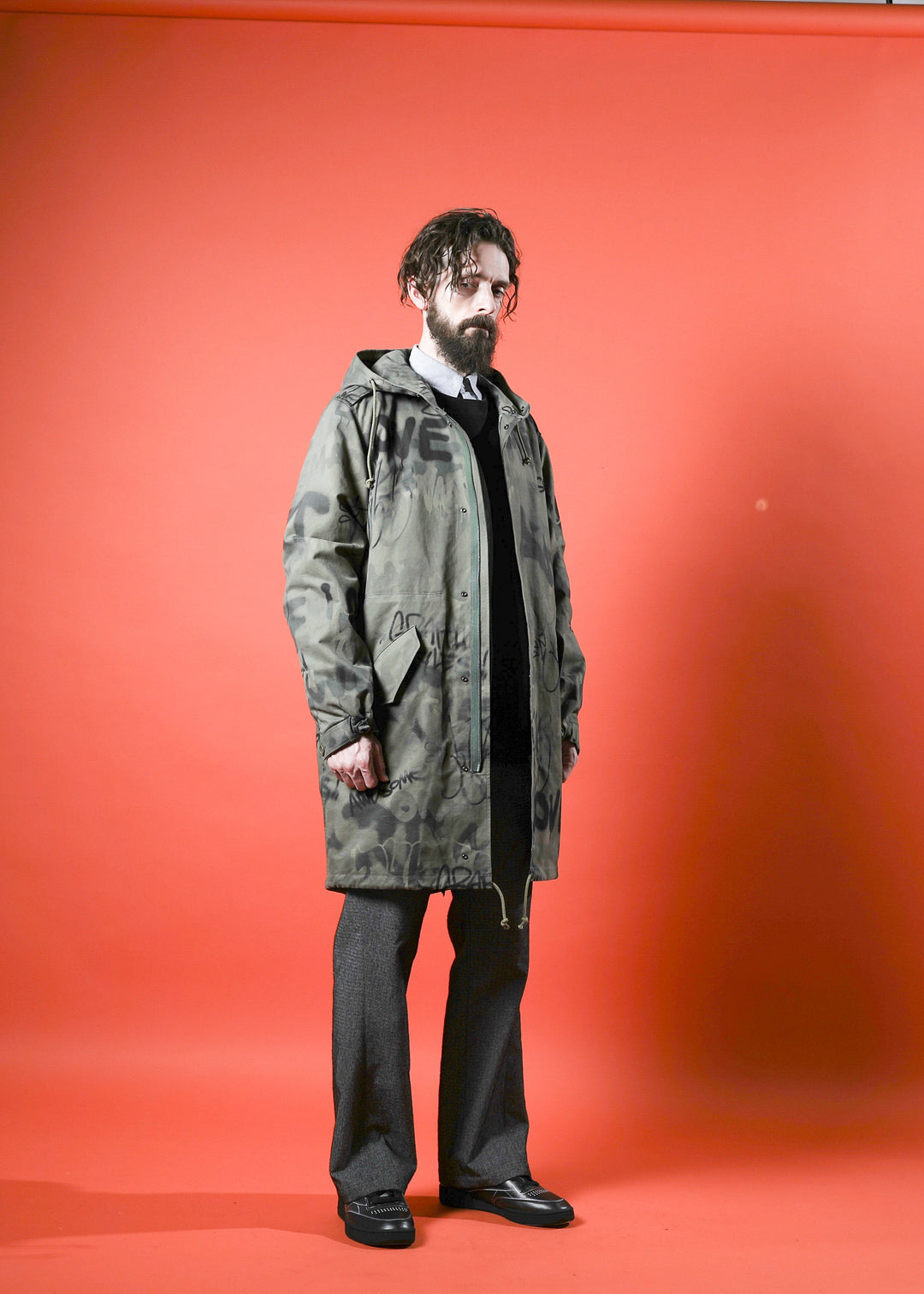 FULL PRINT MODS COAT ONE-1461