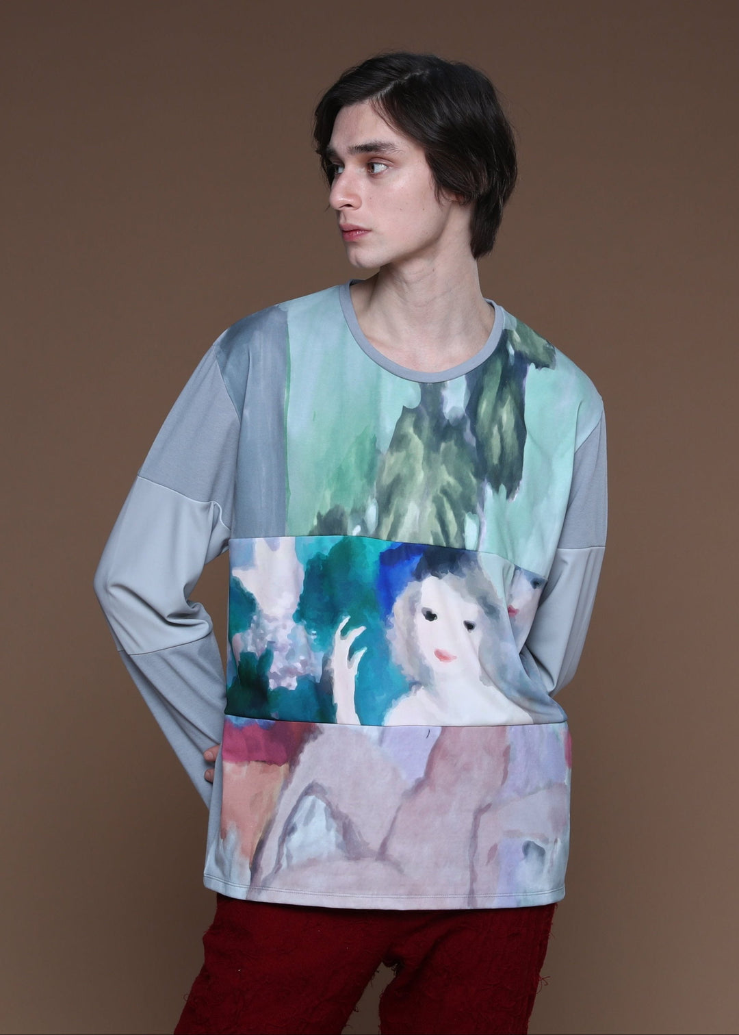 ART PRINT LONG TEE  MS-160LT