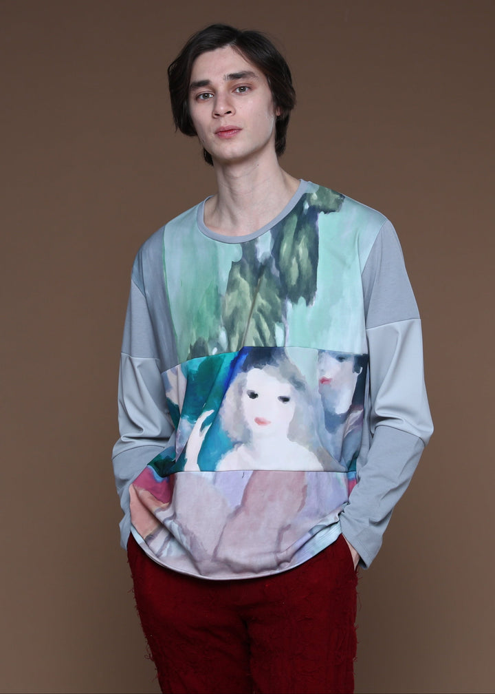 ART PRINT LONG TEE  MS-160LT