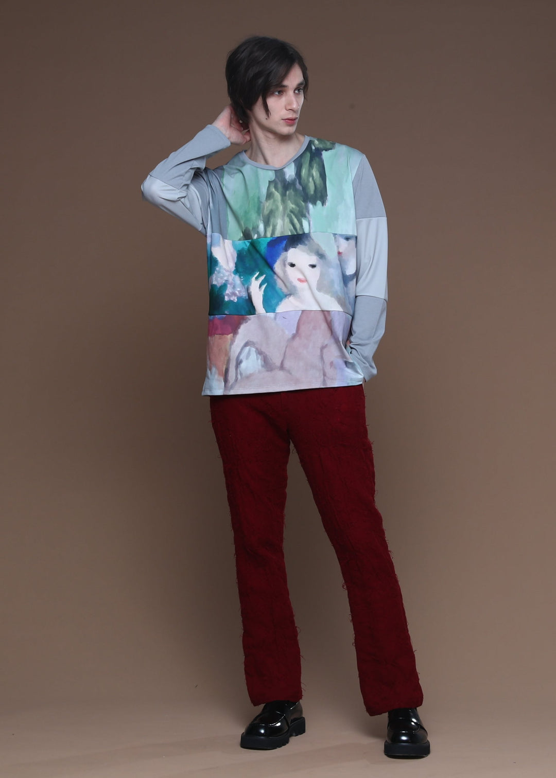 ART PRINT LONG TEE  MS-160LT